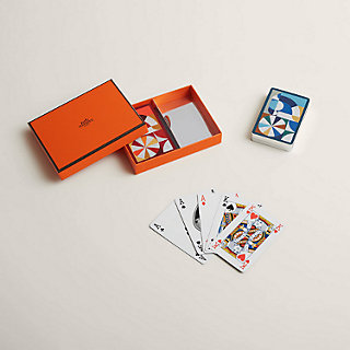 【未使用品】HERMES ブリッジカード Les 4 Mo ndes トランプ 楽天市場】HERMES エルメス トランプ ブリッジカード シュヴァル